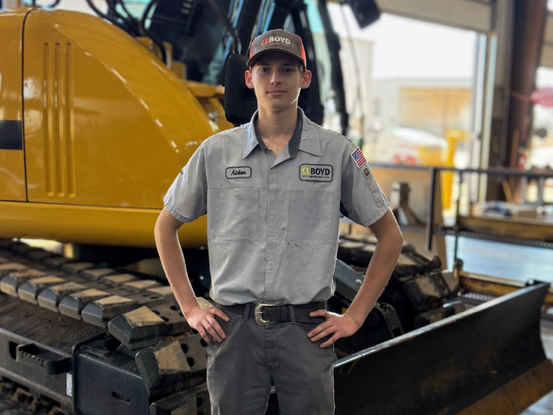CL Boyd technician Aiden
