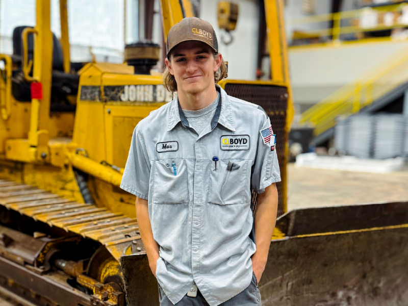 CL Boyd technician Max