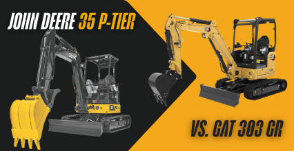 John Deere 35 P-Tier vs. Cat 303 CR : Head to Head Comparison